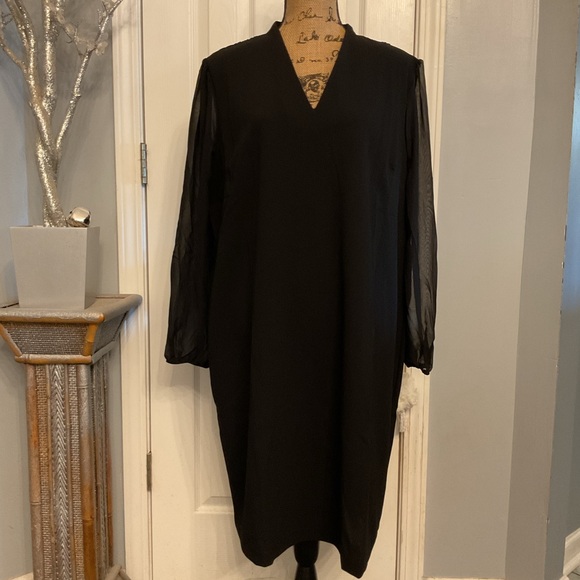 Studio 1886 Sheer Back Dress - Picture 2 of 10